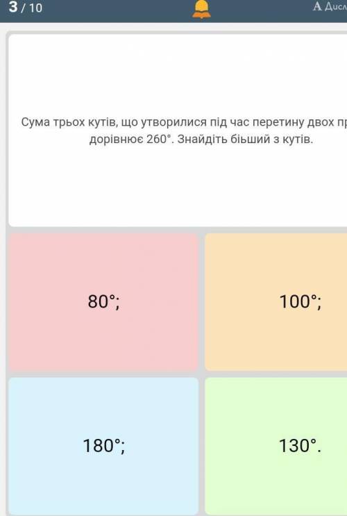 Там написано під час перетину двох прямих