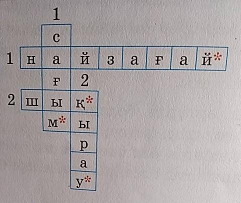 Өңірбеттегі морфологиялық талдау үлгісін басшылыққа ал. ШЫҒАРМАШЫЛЫҚ ҮЗІЛІС 5. Керісінше жұмбақ». Сө