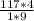 \frac{117*4}{1*9}