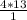 \frac{4*13}{1}