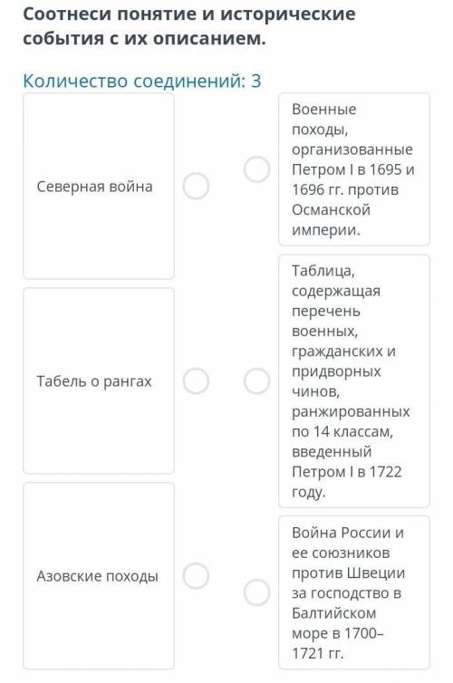 Людовик XIV и Петр Великий: чья власть была более абсолютной? Урок 2 Количество соединений: 3 соотне