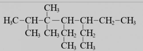 Структурная формула 2,5,5-триметил-4,7-диэтилгептана