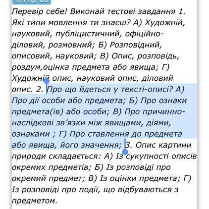 Про що йдеться у тексті-описі?