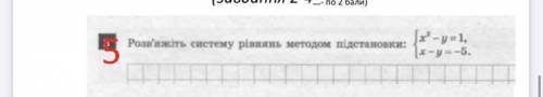 Розв’яжіть рівняння методом підстановки