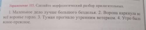 Сделайте морфологический разбор прилагательных , много