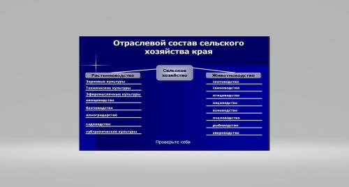 Перечислите отрасли промышленности и сельского хозяйства, заполните таблицу.