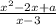 \frac{x^{2} -2x+a}{x-3}