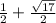 \frac{1}{2}+\frac{\sqrt{17} }{2}