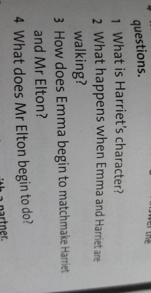 Read the second extract again. answer the questions