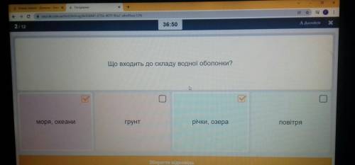 Що входить до складу водної оболонки?