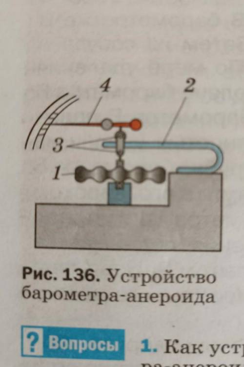 Подпишите детали барометра