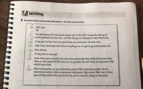 Please help mw order the sentences right ..не обращайте на мои ответы учитель сказал что это неправи