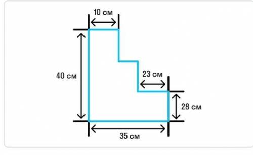 Найдите периметр данной фигуры и запишите ответ