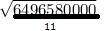 решить!√((6,67•10^-11 •4,87• 10^24 )/ (6,05•10^6))