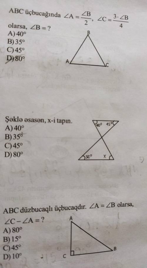 8. 9 ve 10cu sorularda yardım edər misiniz ?