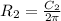 R_2=\frac{C_2}{2\pi }