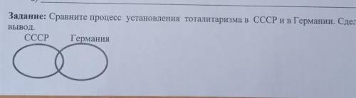 Сравните процесс установления тоталитаризма в СССР и в Германии. Сделайте вывод