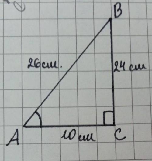 ХЕЛП! CA= 10 см, CB= 24 см, AB= 26 см. а) sinA= (дробь не сокращай). б) S(ABC)= см2