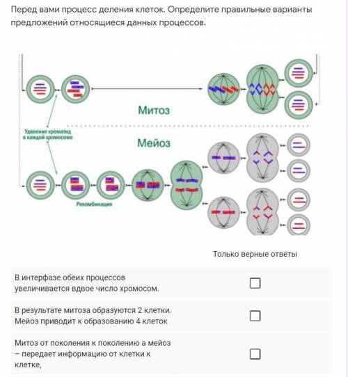 Это всё 1 задание, биология