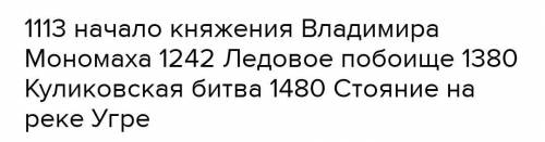 Расскажи, какие события происходили в эти годы перечислите и немного о каждом буквально одно предлож