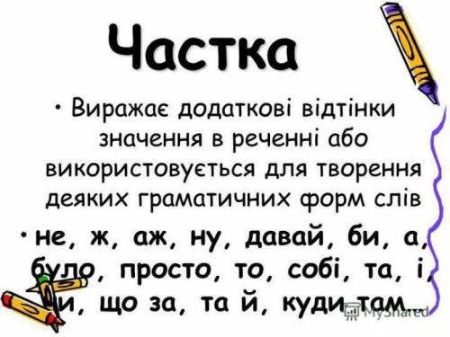 Частку вжито в рядку? іть тест на хвилини