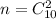 n=C_{10}^2