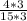 \frac{4*3}{15*3}