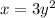 x=3y^{2}; \\ 5x+z=15; \\z=0; 