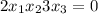 2x_{1} +x_{2}+3x_{3}=0; {5}{2} x_{2}-\frac{7}{2} x_{3}=0; -\frac{43}{5}) x_{3}=0.