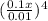 ( \frac{0.1x}{0.01} ) {}^{4} 