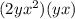 ( 2y + x^{2} ) (y + x)