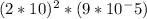 (2*10)^2*(9*10^-5)