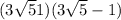 (3 \sqrt{5 } + 1)(3 \sqrt{5} - 1)