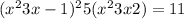 (x^{2}+3x-1)^{2}+5(x^{2}+3x+2)=11