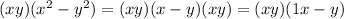 (x + y) + (x {}^{2} - y { }^{2} ) = (x + y) + (x - y)(x + y) = (x + y)(1 + x - y)