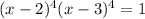 (x-2)^4+(x-3)^4=1