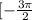 [- \frac{3\pi }{2} ; \frac{\pi }{2} ]