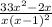 \frac{{3 + 3x^2} - 2x }{x(x-1)^2} 