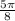 \frac{ 5\pi }{ 8}