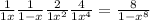 \frac{1}{1+x}+\frac{1}{1-x}+\frac{2}{1+x^{2} }+\frac{4}{1+x^{4} }=\frac{8}{1-x^{8} }