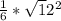 \frac{1}{6} * \sqrt12 в