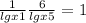 \frac{1}{lg x +1} + \frac{6}{lg x+5} = 1