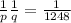 \frac{1}{p}+\frac{1}{q}=\frac{1}{1248}