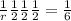 \frac{1}{r} + \frac{1}{2} + \frac{1}{2} + \frac{1}{2} = \frac{1}{6}