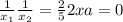 \frac{1}{x_{1} } +\frac{1}{x_{2} } =\frac{2}{5} {2} +x+a=0