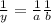\frac{1}{y}=\frac{1}{a}+\frac{1}{b}