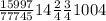 \frac{1+5+9++97}{77+74++5} {1}{4}+\frac{2}{4} +\frac{3}{4} {100}{4}