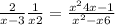 \frac{2}{x-3} + \frac{1}{x+2} = \frac{x^{2} +4x-1}{x^{2}-x+6 }