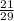\frac{21}{29}