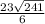 \frac{23 + \sqrt{241}}{6}